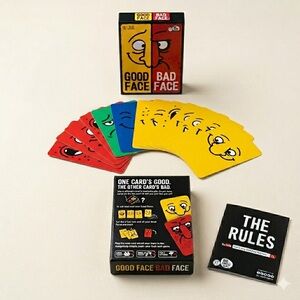 Big Potato Games Good Face Bad Face Family Friendly Strategy Card Game